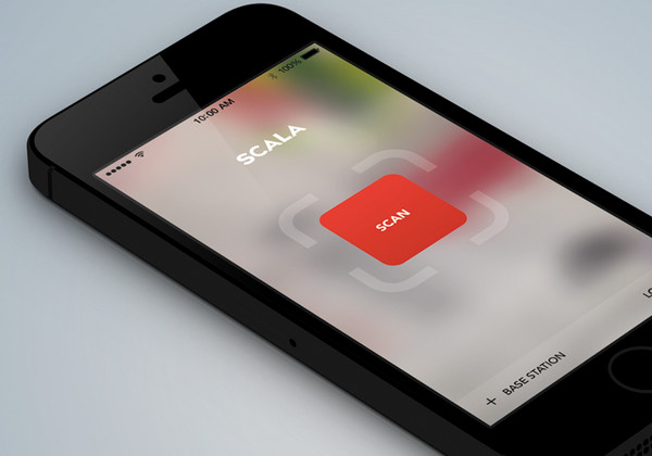 Tag scanner app-磨砂触感APP设计